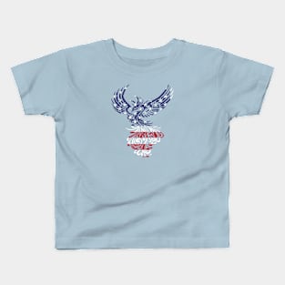 Patriotic Banner Phoenix America Kids T-Shirt